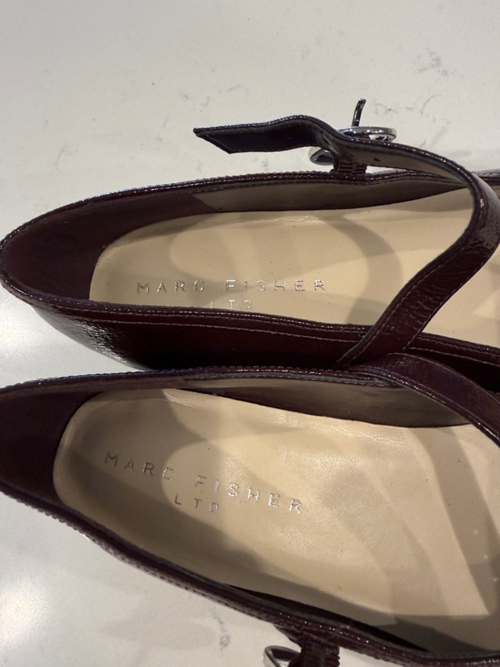 Gently used Garissa Mary Jane Flat women’s 7 M Marc Fisher - Picture 3 of 5
